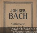 Chromatic Fantasia & Fugue (Chromatische Fantasie und Fuge) (= N. Simrock's Edition, No. 132 / No. 574 (S.). Piano solo.
