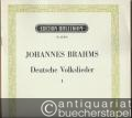 Deutsche Volkslieder für eine Singstimme und Klavier, I (Heft 1-3) (= Edition Breitkopf, Nr. 6120b). Ausgabe für tiefe Stimme.