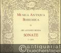 Sonate I - XVI (= Musica Antiqua Bohemica, 24). Piano.