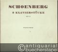 Drei Klavierstücke Op. 11 (= Universal-Edition, No. 2991). Piano solo.