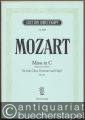 Missa in C (Dominicus-Messe) für Soli, Chor, Orchester und Orgel, KV 66 (= Edition Breitkopf, Nr. 8081). Klavierauszug mit Text.