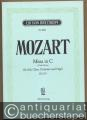 Missa in C (Credo-Messe) für Soli, Chor, Orchester und Orgel, KV 257 (= Edition Breitkopf, Nr. 8083). Klavierauszug mit Text.