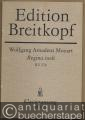 Regina coeli für Soli (Sopran, Alt, Tenor, Baß), Chor, Orchester und Orgel, KV 276 (= Edition Breitkopf, Nr. 5222). Klavierauszug.