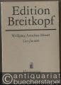 Cosi fan tutte. So machen's alle. Komische Oper in zwei Akten KV 588 (= Edition Breitkopf, Nr. 1666). Klavierauszug mit Text.