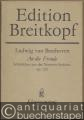 An die Freude (Friedrich Schiller). Schlußchor aus der Neunten Sinfonie, Op. 125 (= Edition Breitkopf, Nr. 1295). Klavierauszug.