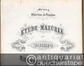 Etude-Mazurke pour Piano par Adrien Talexy Op. 19. Edition simplifiée.