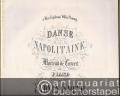Danse Napolitaine. Morceau de Concert pour Piano par Sydney Smith, Op. 33.
