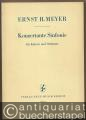 Konzertante Sinfonie für Klavier und Orchester (= PB 231). Partitur.