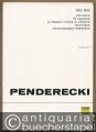 Dies irae. Oratorium ob memoriam in perniciei castris in Oswiecim necatorum inexstinguibilem reddendam (1967) (= PWM 6461). Partitura.