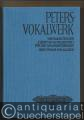 Peters - Vokalwerk. Vortragsliteratur (leicht bis mittelschwer) für den Gesangsunterricht (= Edition Peters, Nr. 9432a). Ausgabe für hohe Stimme und Klavier.