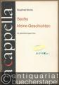 Sechs kleine Geschichten für gleichstimmigen Chor (Frauen- oder Kinderchor) (= a cappella 8). Partitur.