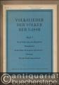Volkslieder der Völker der UdSSR, Heft 1.