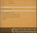 Streichquartett in Es (1849) / Strin quartet in E flat major / Quatuor a cordes en mi bemol majeur (= Das 19. Jahrhundert / The 19th century / Le 19e siecle. Bärenreiter 19102). Stimmen.