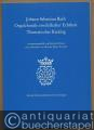 Johann Sebastian Bach. Orgelchoräle zweifelhafter Echtheit. Thematischer Katalog.