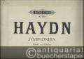 Haydn Symphonien (19-24) Band IV (= Edition Peters, No. 186a). Klavier zu 4 Händen.
