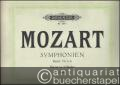 Mozart Symphonien (1-6) Band I (= Edition Peters, Nr. 187a). Klavier zu 4 Händen.