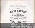 Keine Antwort (= Drei Lieder für eine Mittelstimme mit Begleitung des Pianoforte von Richard Wüerst, Opus 42 No. 2).