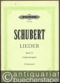 Lieder für eine Singstimme mit Klavierbegleitung, Band IV (= Edition Peters, Nr. 791). Originalausgabe.