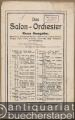 An die Gewehre, Op. 18. Marsch (= Das Salon-Orchester. Neue Ausgabe, No. 6). 12 Stimmen.