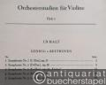 Musik (Bücher/Noten) » Noten/Partituren - Orchesterstudien für Violine, Heft 1: L. v. Beethoven (= Orchesterstudien für alle Instrumente. Eine Sammlung der wichtigsten Stellen aus Opern, Oratorien, Symphonien und anderen Werken).