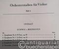 Musik (Bücher/Noten) » Noten/Partituren - Orchesterstudien für Violine, Heft 2: L. v. Beethoven (= Orchesterstudien für alle Instrumente. Eine Sammlung der wichtigsten Stellen aus Opern, Oratorien, Symphonien und anderen Werken).