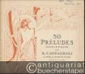 Musik (Bücher/Noten) » Noten/Partituren - 30 Preludes pour le Violon par B. Campagnoli d'apres la methode Sevcik (= Edition M. U., Cis. 59).