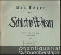 Schlichte Weisen (Simple Melodies) für eine Singstimme und Klavier Op. 76, Band 4 (Nr. 37-43). Für hohe Stimme.