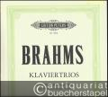 Trios für Klavier, Violine (Klarinette / Viola) und Violoncello (Horn / Viola) Op. 8, 40, 87, 101 u. 114 (= Edition Peters, Nr. 3898). Klavierpartitur und Stimmen.