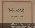 Quintett in D für zwei Violinen, zwei Violen und Violoncello KV 593. DVfM 4706. Stimmen.