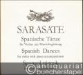 Jota Navarra, Op. 22 No. 2 (= Spanische Tänze für Violine mit Klavierbegleitung / Spanish dances / Spanyol tancok, 4. Editio musica, Z. 12770).