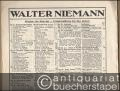 Singende Fontäne / [The Singing Fontaine]. Nocturne [für Klavier], op. 30 (= Walter Niemann. Werke für Klavier - Compositions for the piano).