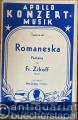 Romaneska, Op. 33. Fantasie (= Apollo Konzert Musik, Nr. 147). (Salon-)Orchester. 16 Stimmen.