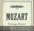 Krönungskonzert D-Dur (KV 537) / Konzert für Klavier und Orchester (= Edition Peters, Nr. 2897f). Ausgabe für zwei Klaviere.