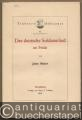 Das deutsche Soldatenlied im Felde (= Trübners Bibliothek, Band 4).