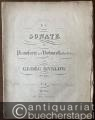 2te Sonate für Pianoforte und Violoncell (oder Viola) von Georg Onslow. 16tes Werk, No. 2 (No. 336) [Klavier- und Violastimme, Klavierstimme unvollständig (S. 17-20 fehlen)].
