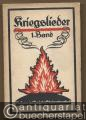 Kriegslieder 1. Band.