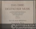 Nicolaus Bruhns (1665 - 1697). Gesammelte Werke, Zweiter Teil: Kirchenkantaten Nr. 8-12. Orgelwerke (= Das Erbe deutscher Musik, Zweite Reihe: Landschaftsdenkmale, Schleswig-Holstein und Hansestädte, Band 2).