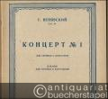 Koncert No. 1 dlja skripki s orkestrom, Sotsch. 14. Izdanie dlja skripki s fortep'jano [Konzert Nr. 1 für Violine und Orchester, Op. 14. Ausgabe für Violine und Klavier].