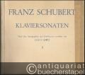 Musik (Bücher/Noten) » Noten/Partituren - Klaviersonaten / Sonates pour Piano / Piano sonatas, Bände 1 u. 2 (= Universal Edition 257a u. 257b).