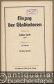 Einzug der Gladiatoren, Op. 68. Triumph-Marsch. Salonorchester. 17 Stimmen.