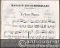La Reine Topaze. Quadrille par Strauss / The celebrated Lancers. Quadrille Anglais avec l'explication des figures par Henri Bohlmann Sauzeau (= Magasin des Demoiselles, 13e annee (1856-1857), No. 7). Piano.