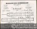Un Souvenir. Valse brillante par Alexandre Henry / Fleur d'Allemagne. Redowa par Franz Hitz (= Magasin des Demoiselles, 13e annee (1856-1857), No. 8). Piano.