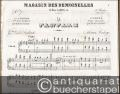 La Fanfare. Gde Valse brillante par Adrien Talexy / Zhora. Polka-Mazurka par Victor Parizot (= Magasin des Demoiselles, 14e annee (1857-1858), No. 7). Piano.