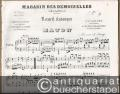 Menuet du boeuf par Haydn / Fragment de Sonate par Beethoven / Le Tambourin par Rameau / Ah! Vous dirai-je Maman. Air varie par Mozart (= Magasin des Demoiselles, 14e annee (1857-1858), No. 9. Recueil classique). Piano.