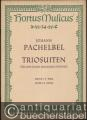 Triosuiten für zwei Geigen und Basso continuo. Heft 1: Suite 1 F-Dur. Suite 2 c-Moll (= Hortus Musicus 54. Bärenreiter-Ausgabe, Nr. 1202).