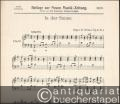 In der Sonne, Op. 11 No. 1 / Wiegenlied (Cornelius) (= Beilage zur Neuen Musik-Zeitung, XXIX. Jahrgang 1908).