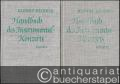 Handbuch des Instrumentalkonzerts. Band I: Vom Barock bis zur Klassik. Band II: Von der Romantik bis zu den Begründern der Neuen Musik.