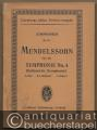 Symphonie No. 4 (Italienische Symphonie) A-Dur op. 90 (= Eulenburgs kleine Partitur-Ausgabe. Symphonien, No. 20).