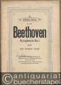 Symphonie No. 1 op. 21 C dur, Ut majeur, C major (= Edition Cranz, No. 2015). Partitur mit unterlegtem Klavierauszug.