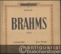 Liebeslieder, Op. 52. Walzer für das Pianoforte zu 4 Händen (mit ein- u. mehrstimmigem Gesang ad libitum) (= Elite Edition, No. 815 S.). Bearbeitung für eine hohe Singstimme mit Klavierbegleitung.